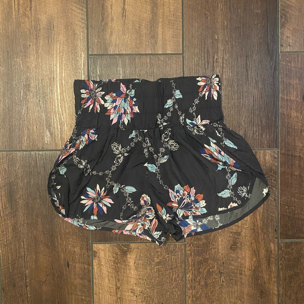 Free People Floral Movement Shorts